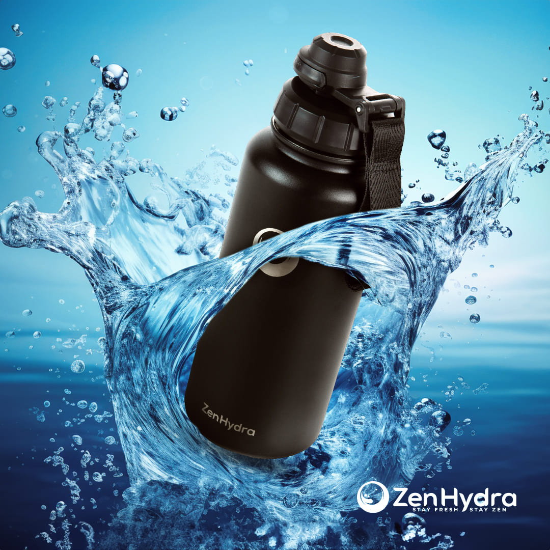 Zenhydra fles met water
