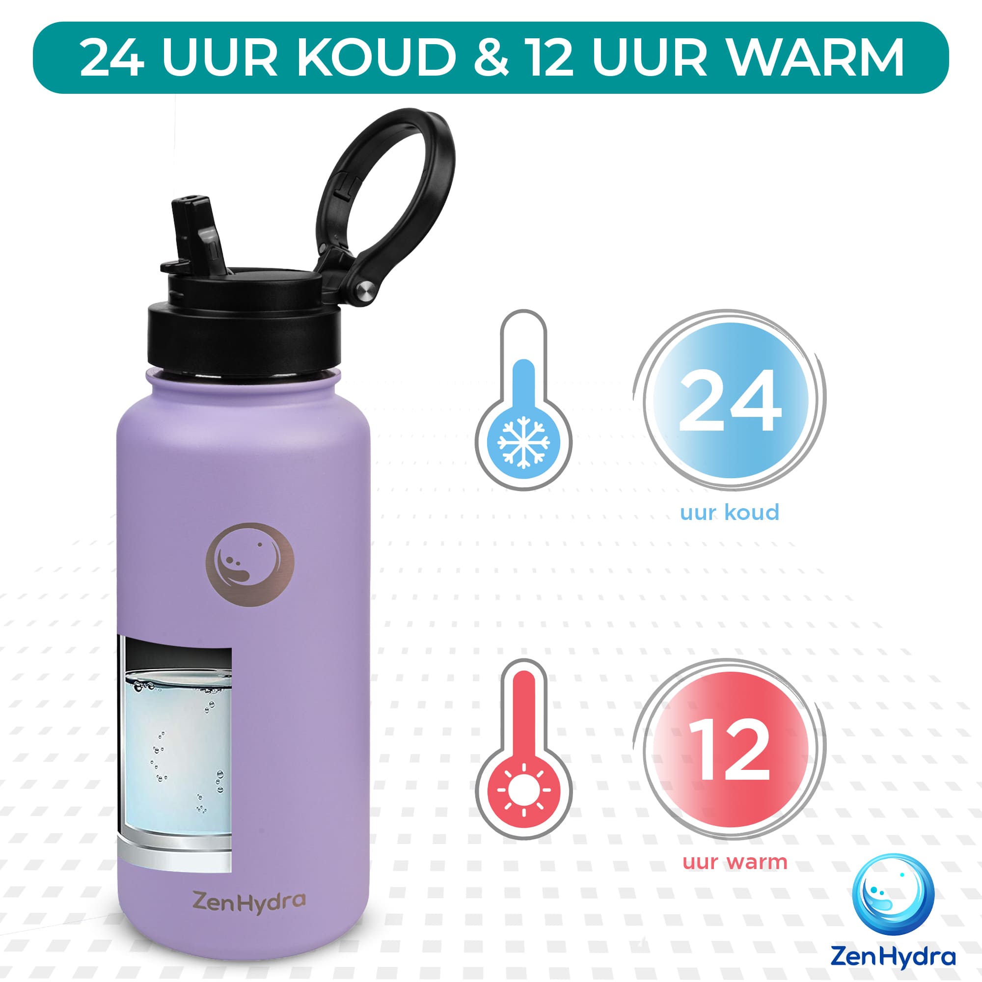 Zenhydra 24 uur koud paars