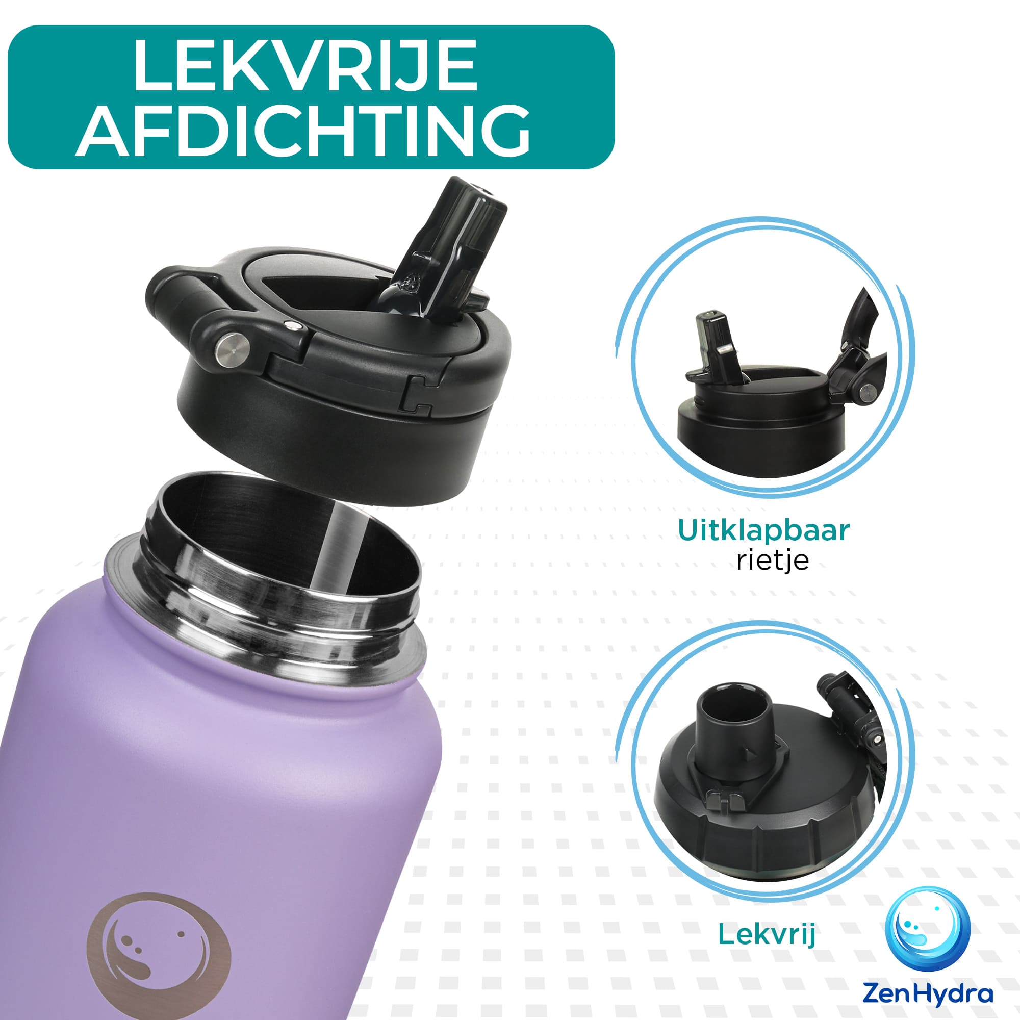 Lekvrije afdichting paars