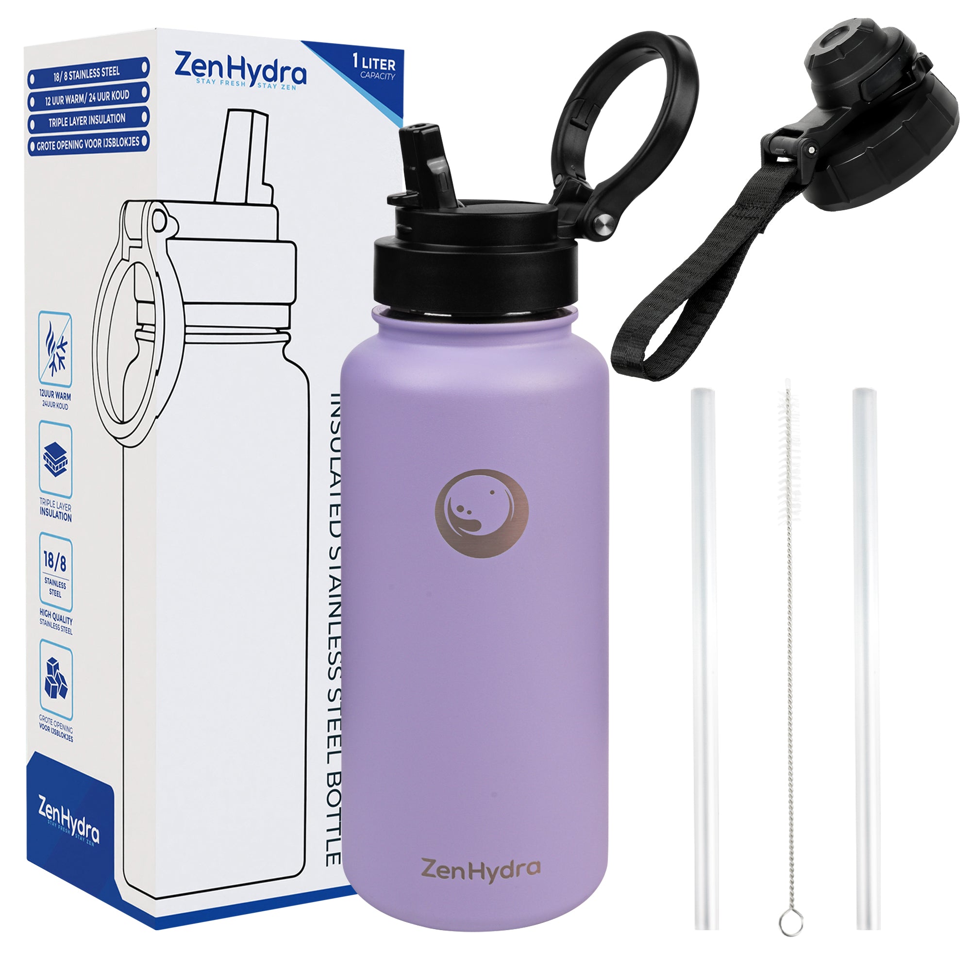 1 Liter fles Zenhydra Paars