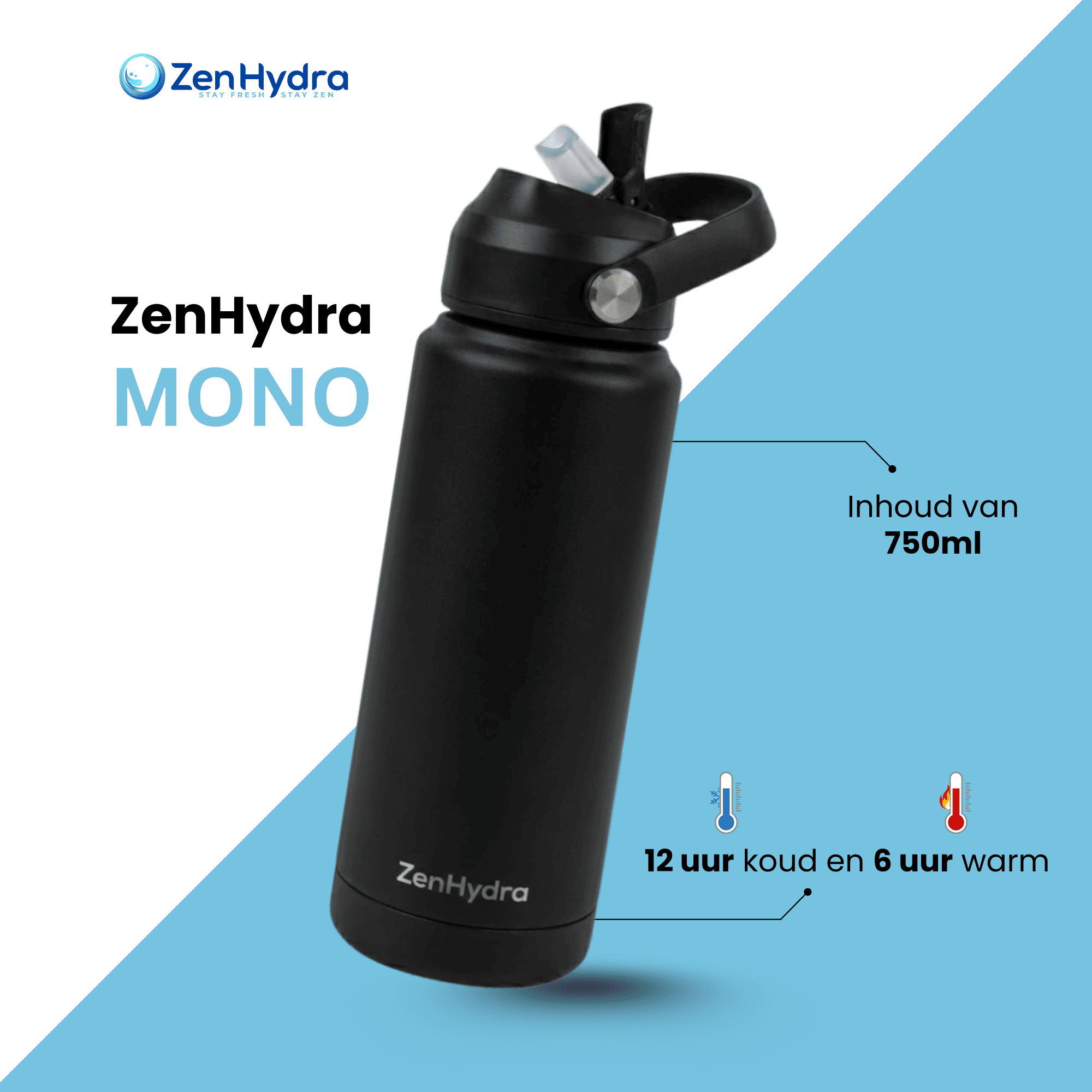 usp mono 750 ml zwart